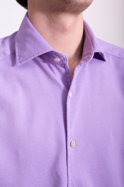 Light Purple Pique Polo Shirt