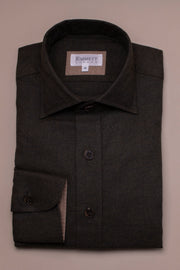 Dark Green Brushed Cotton Shirt