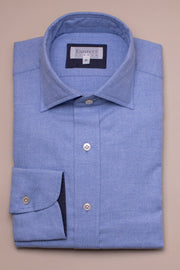 Light Blue Brushed Cotton  Shirt