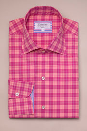 Pink On Pink Checks Shirt