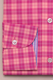 Pink On Pink Checks Shirt
