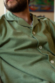 Green Brushed Cotton Pyjamas