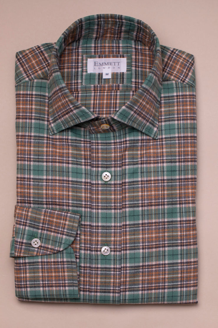 Green Winter Check Shirt