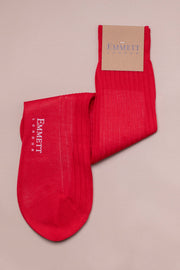 Red Cotton Socks