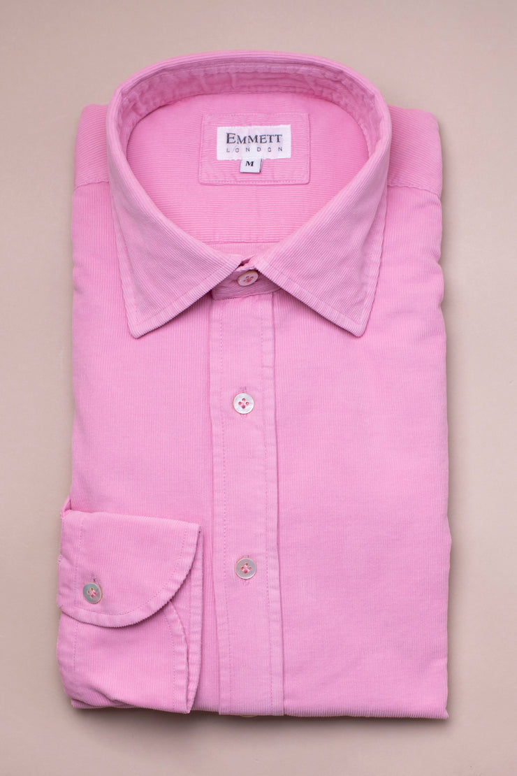 Pink Baby Cord Shirt