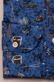 Ski Equipment Print Shirt