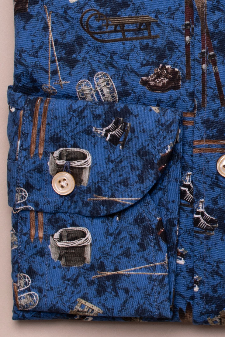 Ski Equipment Print Shirt
