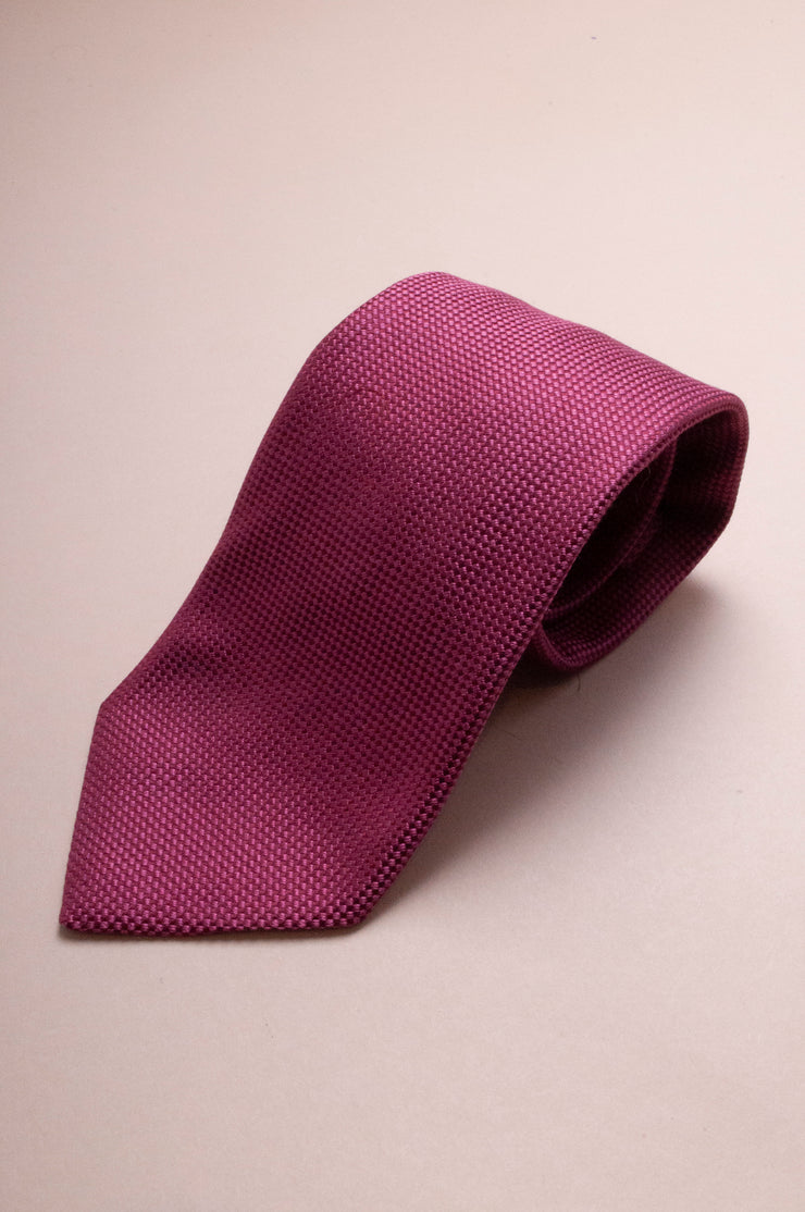 Pink Textured Tie