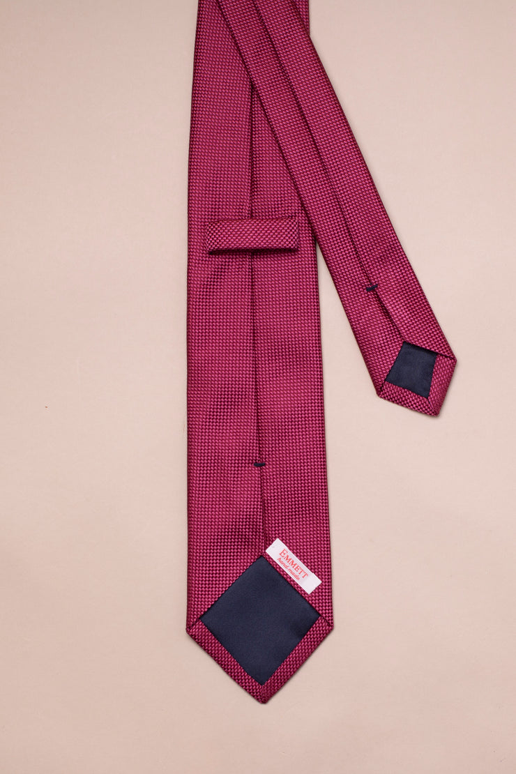 Pink Textured Tie