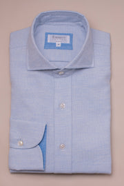 Light Blue Brushed Cotton Shirt