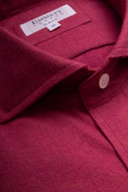Red Brushed Cotton Shirt