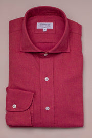Red Brushed Cotton Shirt