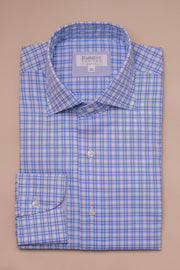 Super lightweight Blue Twill Check Shirt