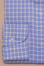 Super lightweight Blue Twill Check Shirt