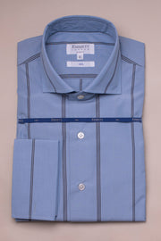 Triple Blue Stripe 140s Shirt