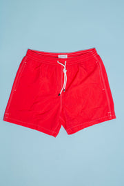 Bold Red Swim Shorts