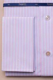 Soft Blue And Pink 140s Shirt