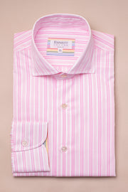 Mixed Pink Striped Shirt