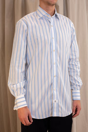 Light Blue Striped Shirt