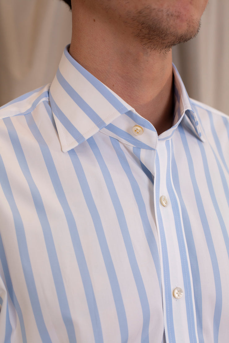 Light Blue Striped Shirt