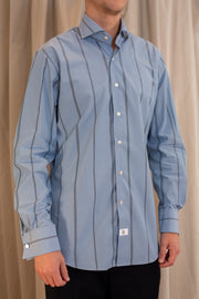 Triple Blue Stripe 140s Shirt