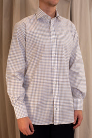 Brown And Blue Country Check Shirt