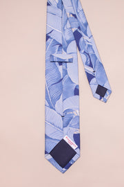 Bold Blue Floral Tie