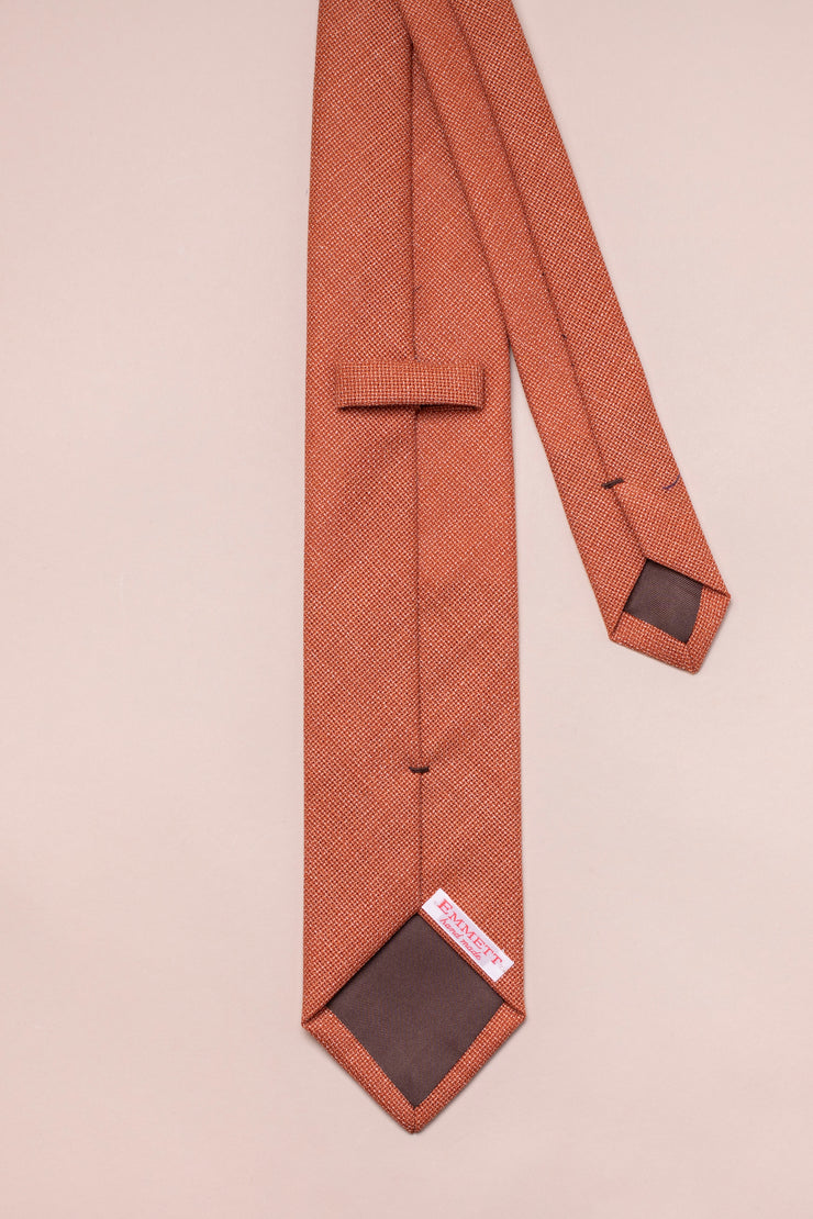 Light Orange Silk Tie