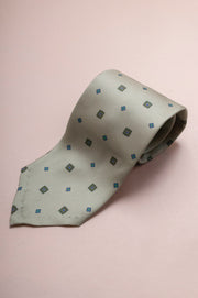 Light Mint Design Silk Tie
