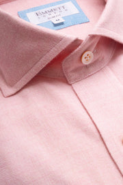 Pink Brushed Cotton Shirt