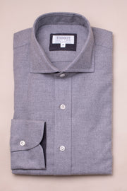 Light Grey Brushed Cotton Shirt