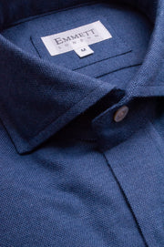 Mid Blue Soft Cotton Shirt