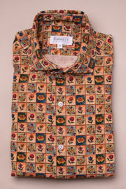 Tiled Floral Printed Shirt
