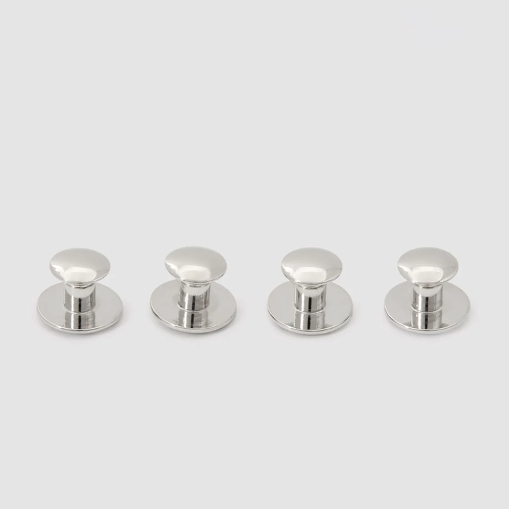 Rhodium Plated Dress Studs