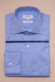 Mid Blue Twill 140s Shirt