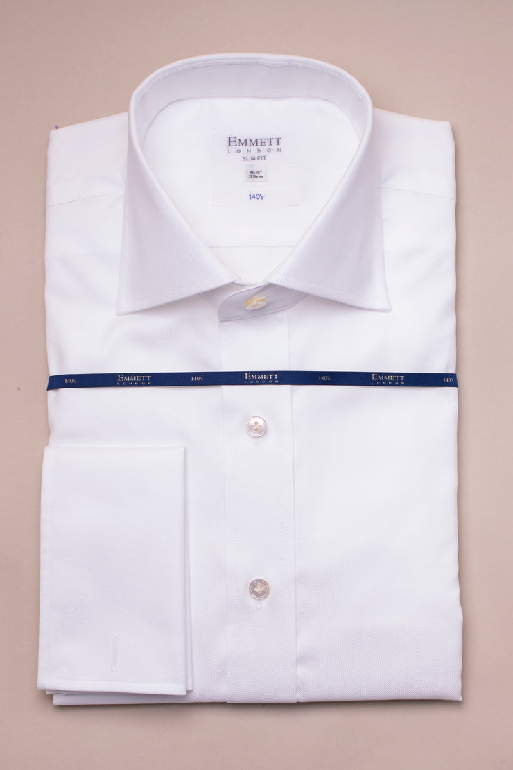 White 140s Oxford Shirt