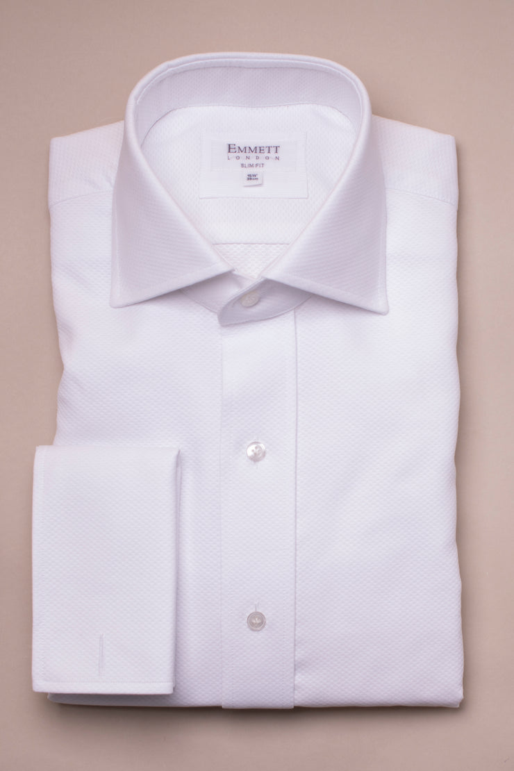 Heavy Piquet White  Shirt