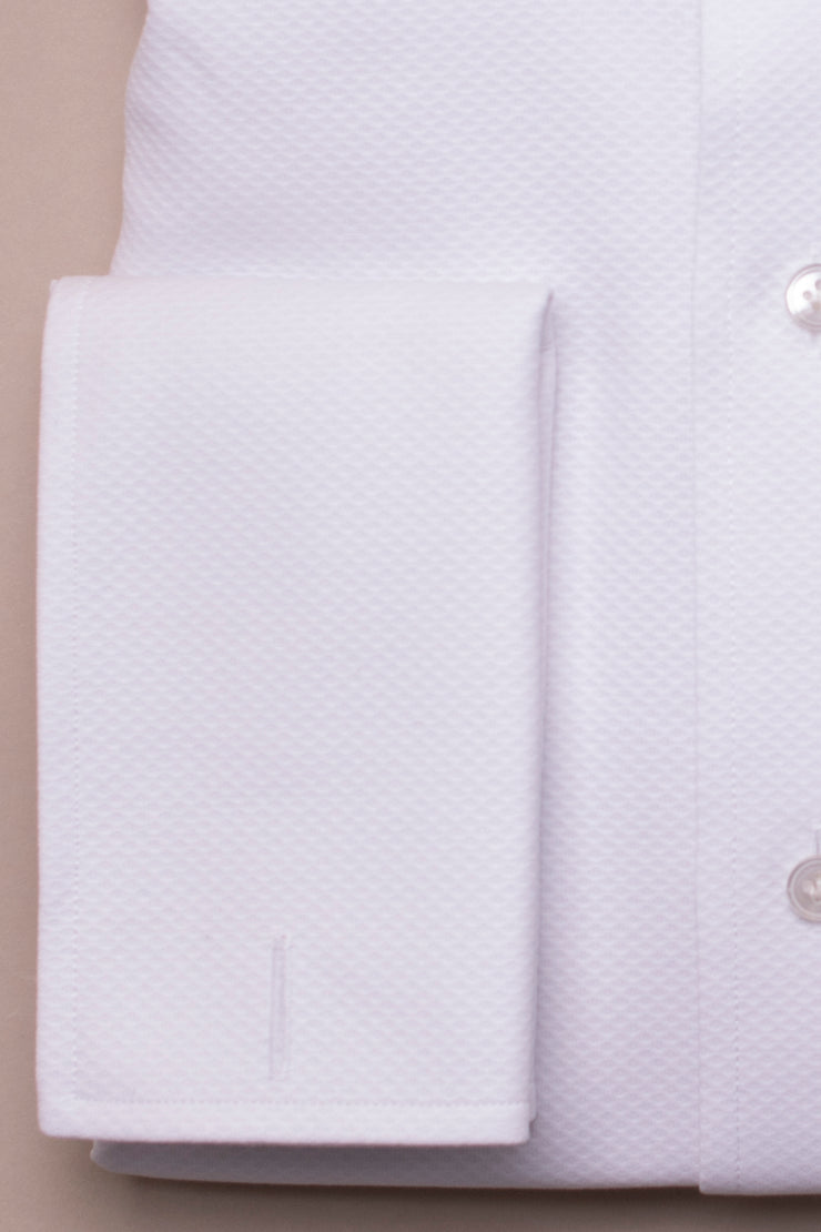 Heavy Piquet White  Shirt