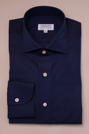 Midnight Blue Poplin Shirt
