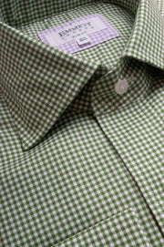 Green Gingham Shirt