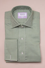 Green Gingham Shirt