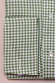 Green Gingham Shirt