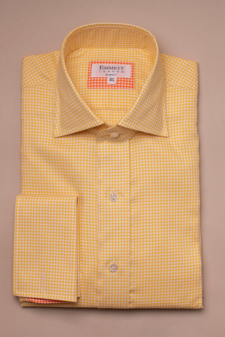 Yellow Gingham Shirt