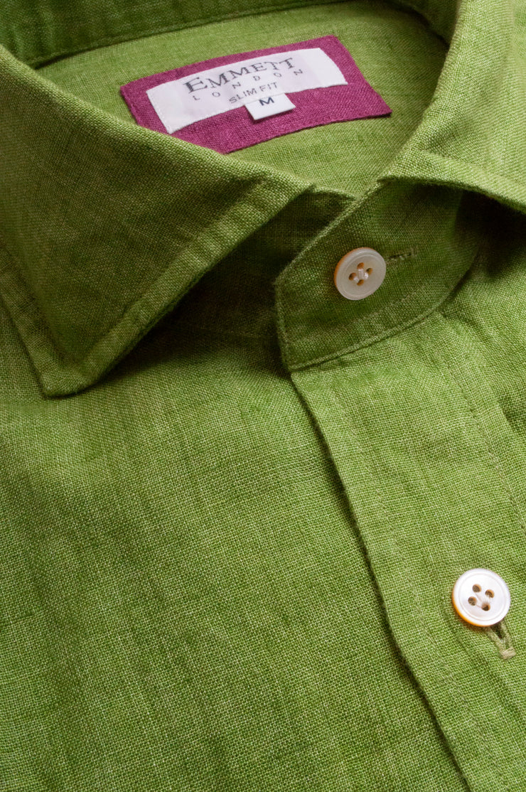 Light Green Linen Shirt