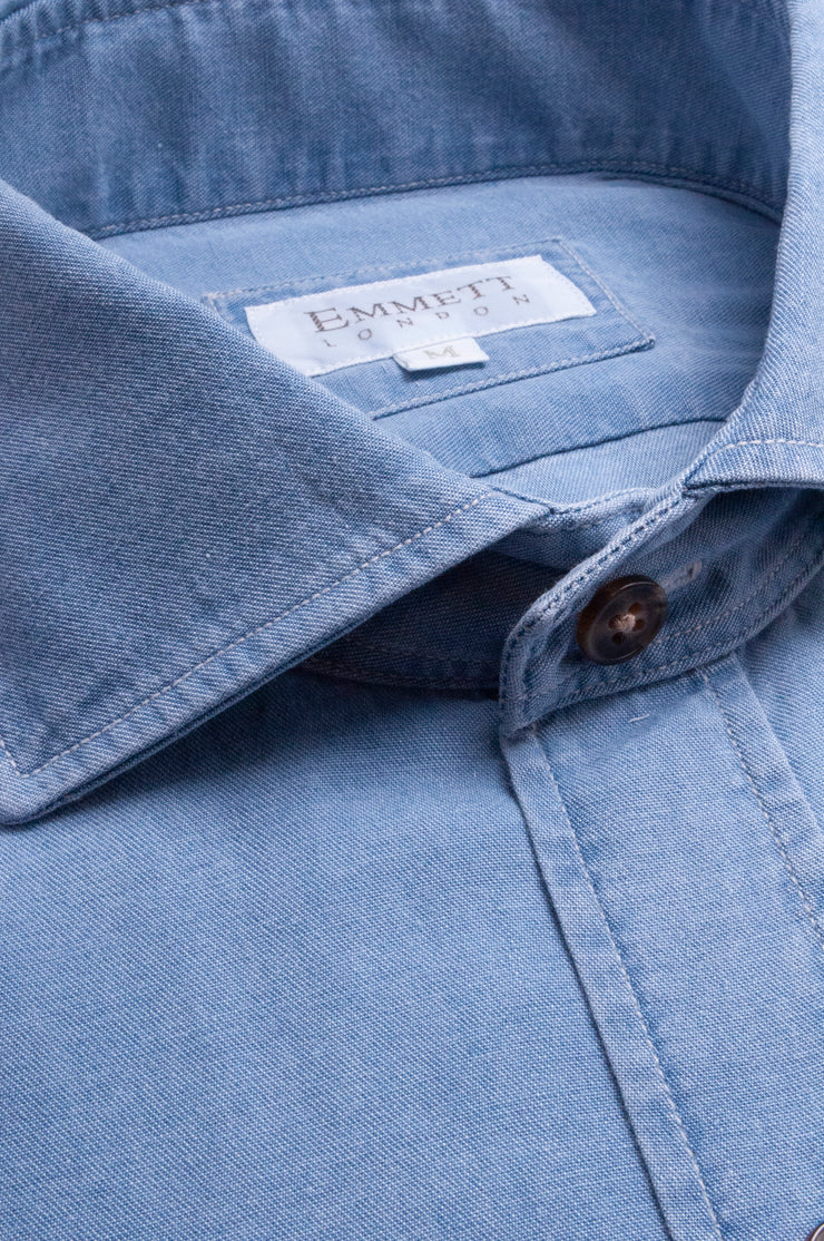 Light Twill Denim Shirt