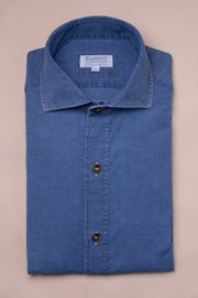 Dark Twill Denim Shirt