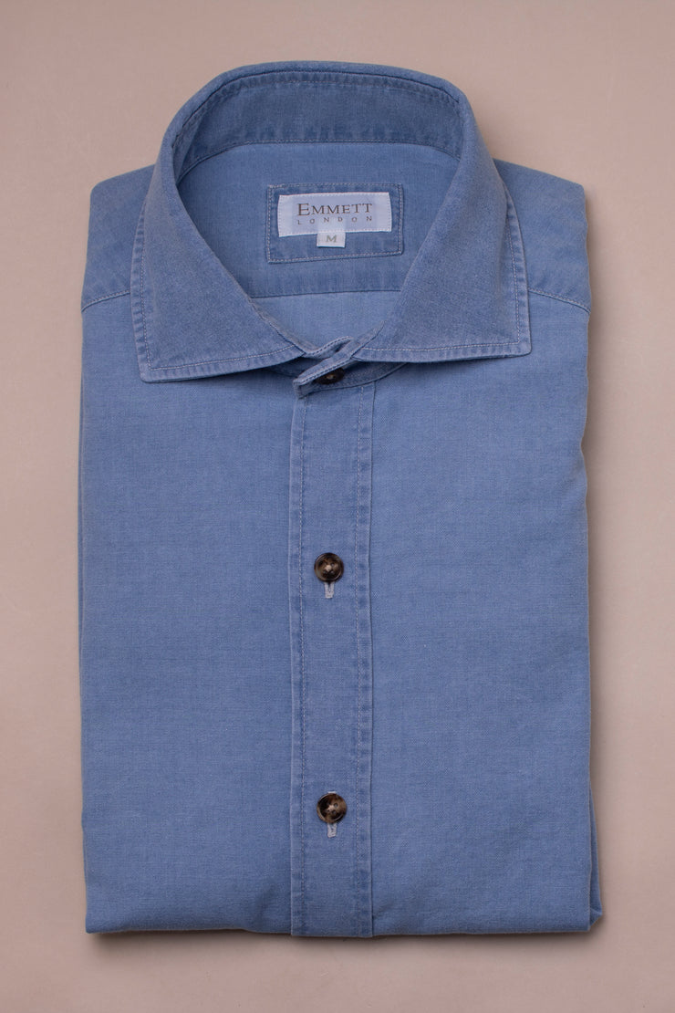 Light Twill Denim Shirt