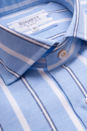Triple Blue Stripe Shirt