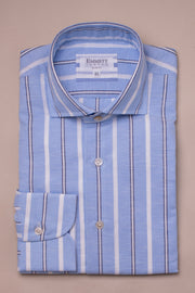 Triple Blue Stripe Shirt