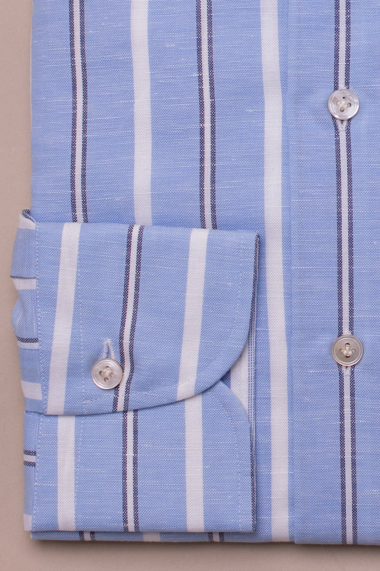Triple Blue Stripe Shirt